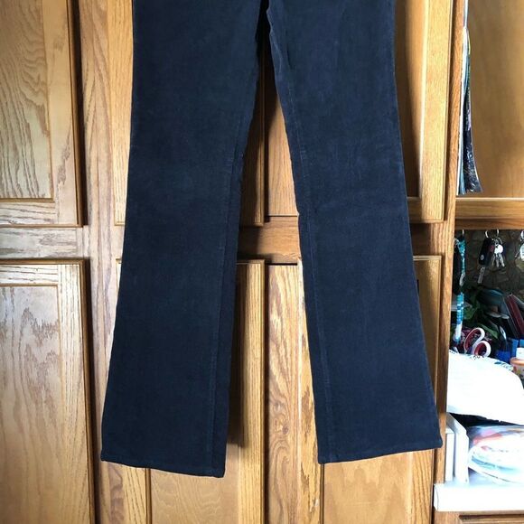 J Brand Women’s Black Corduroy Boot Cut Jeans Size 27 - Picture 9 of 13